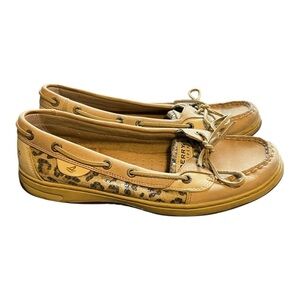 Sperry Top-Sider Leopard Print Boat Shoes – Size 10